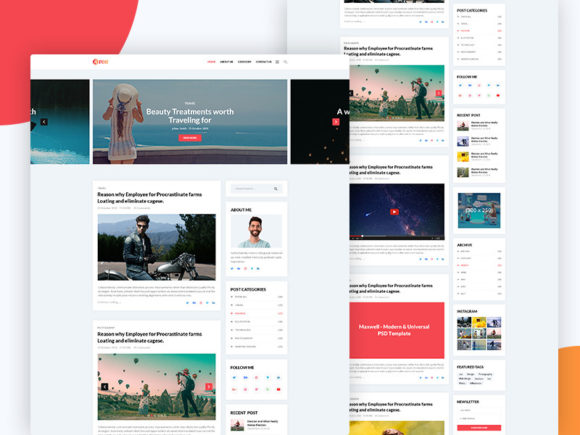 Download Personal Blog Web Template - Blog Collection